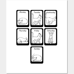 Cat Mood Chart Posters and Art